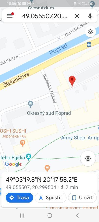 Apartmán Renmir Poprad Exteriér fotografie